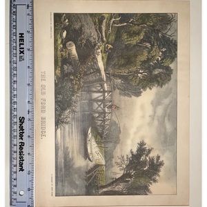 Antique Currier and Ives lithograph